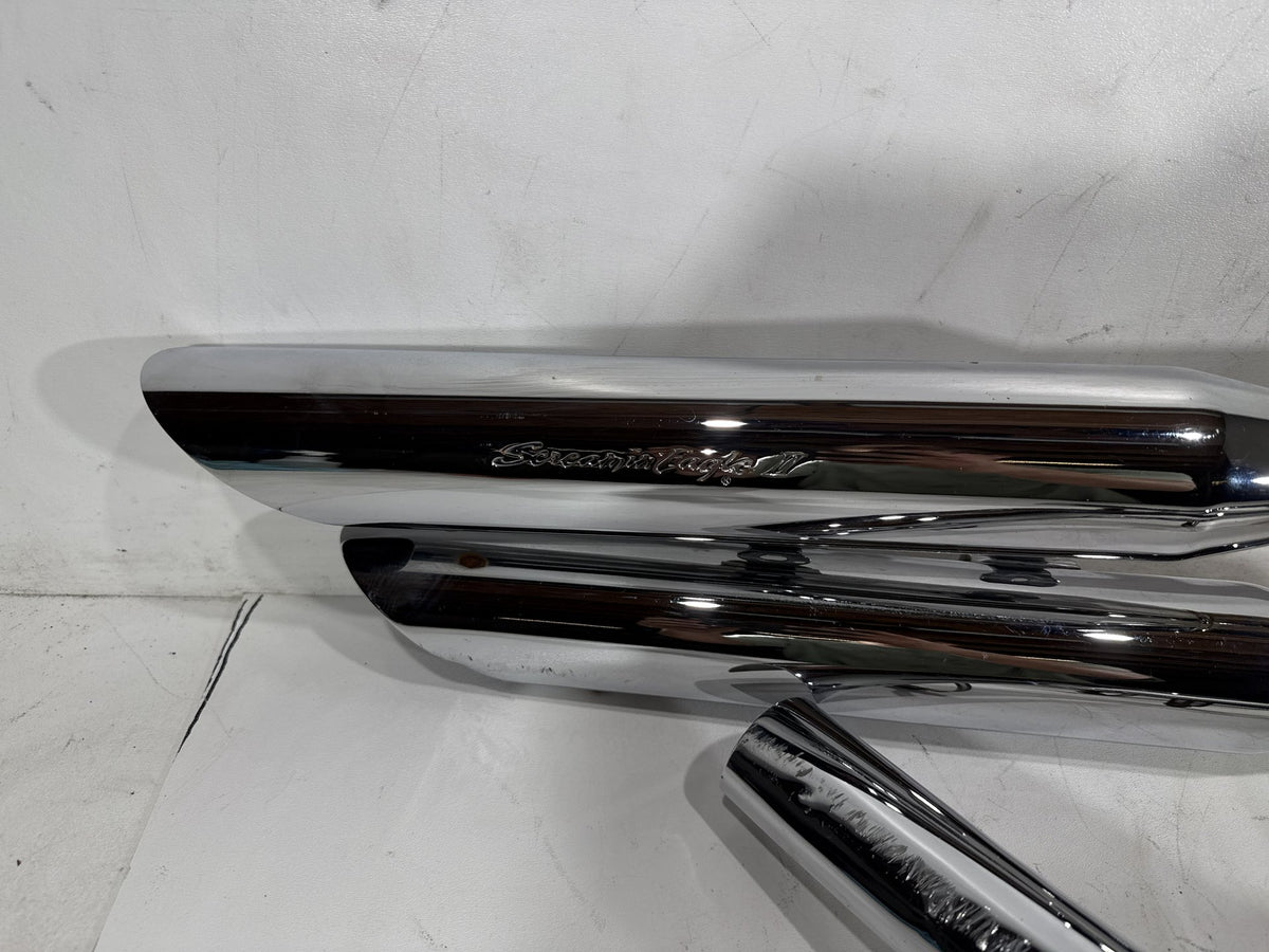2003 Harley Softail Deuce FXSTDI OEM Exhaust Header Muffler Pipes Screamin Eagle