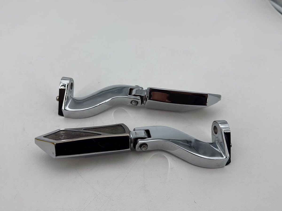 2013 Harley Street Glide Touring FLHX Passenger Left & Right Foot Pegs Bad Dad