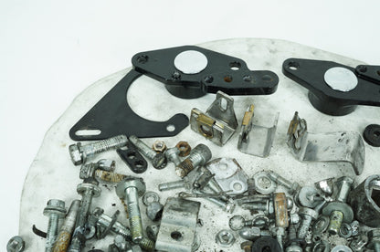 2000 - 2006 Harley-Davidson Touring Road King Custom Hardware Bolts Nuts & Brackets w/ Left Right Swingarm Brackets