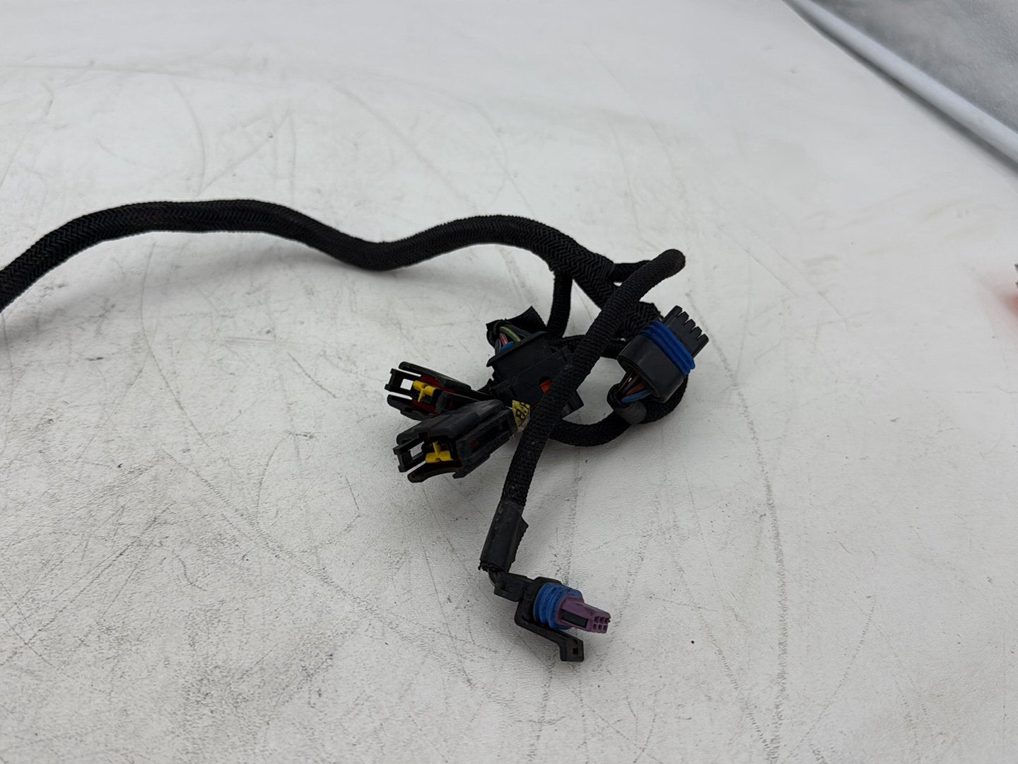 08 Harley Sportster XL883L 883 Low EFI Fuel Injector Engine Wiring Wire Harness