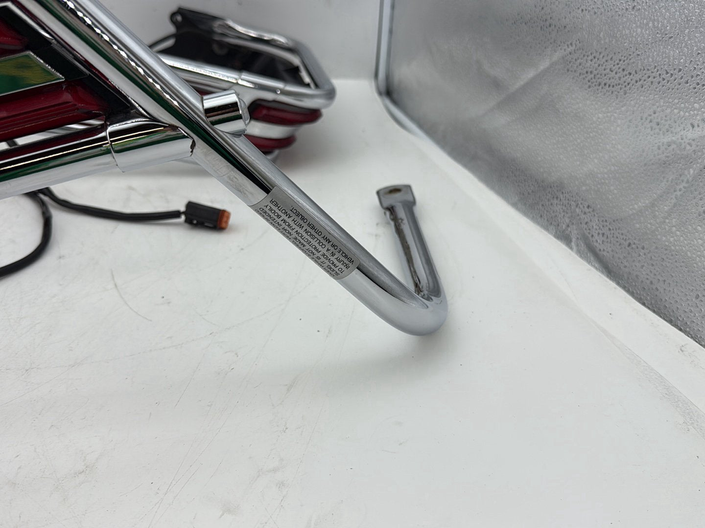 1995 Harley Touring FLHTCI Electra Glide Classic OEM Rear Left Right Saddlebag Guard Rails Bar