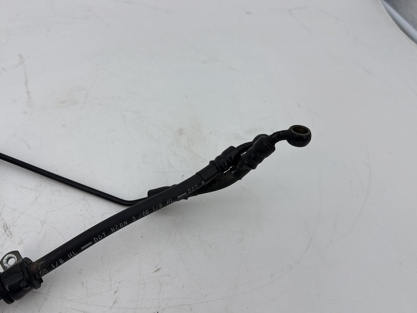 2009 Harley Sportster XL1200C 1200 Custom OEM Rear Brake Hose Line Pipe