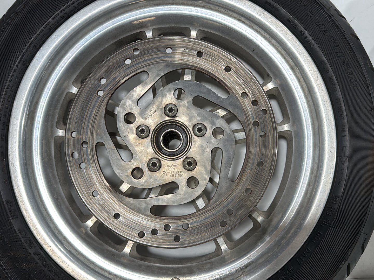 2006 Harley Dyna Super Glide Custom FXDCI OEM Front & Rear Wheel Rim Tire