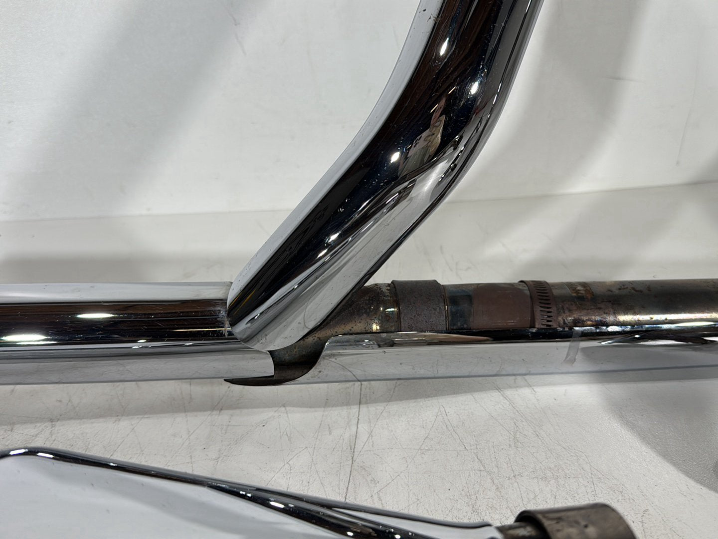 1999 - 2006 Harley-Davidson Touring Electra Glide Ultra Exhaust Header Pipes Muffler Vance & Hines 65621-99B , 65539-95A