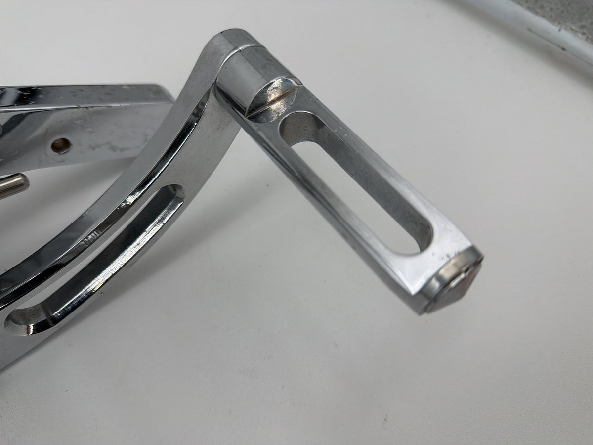 1994 Harley Softail Custom Left Right Foot Brake Control Pegs Kuryakyn Slotted