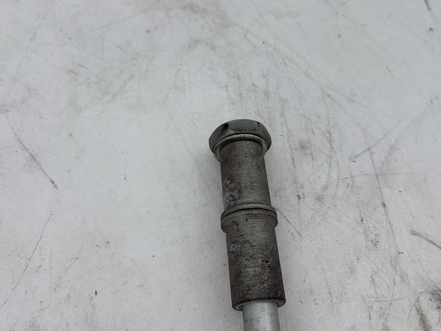 2002 Harley Heritage Softail Classic FLSTC OEM Rear Fork Swingarm Pivot Bolt Shaft