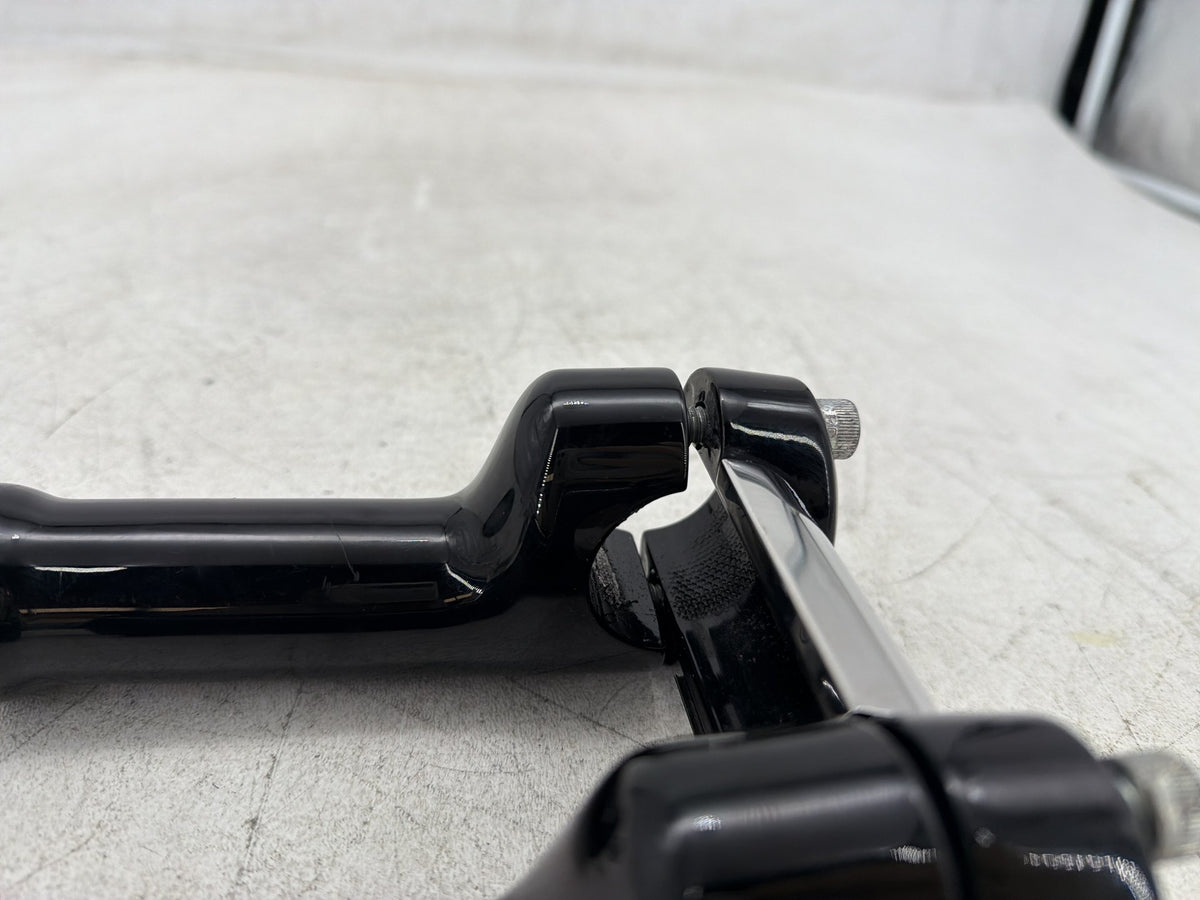 2012 Harley Dyna Fat Bob FXDF 103 OEM Front Handlebar Riser Top Clamp Chrome