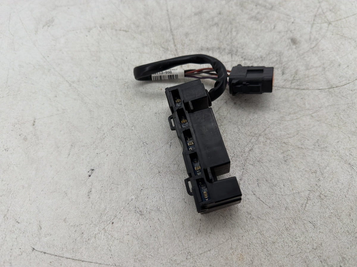 2010 Harley Road King Touring Police OEM Dash Indicator Lamp Wire Plug In