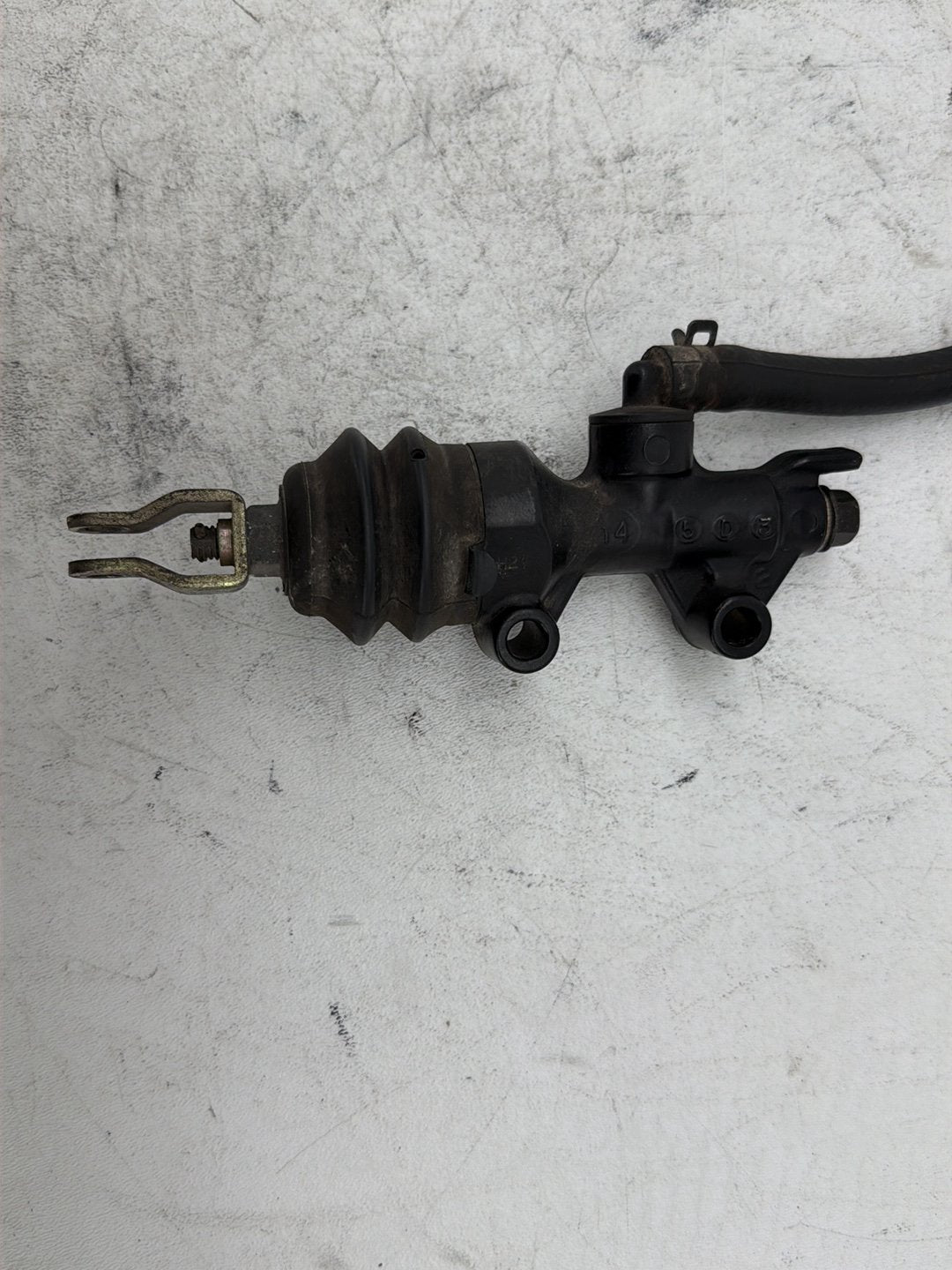 2006 Harley Sportster 1200 Custom XL1200C OEM Rear Brake Line Master Cylinder Reservoir Tank
