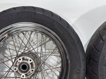 2006 Harley Touring FLHTCI Electra Glide Classic OEM Front Rear Wheel Rim Tire Spoked
