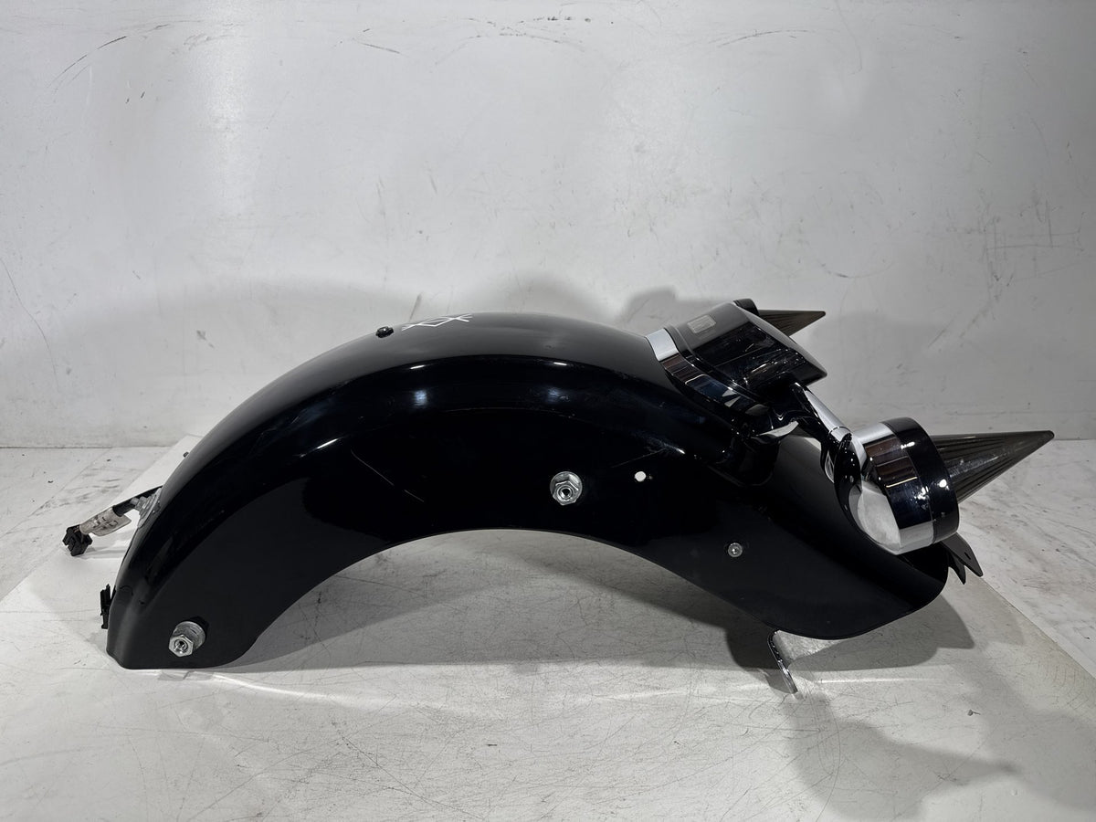 2010 Harley Road King Touring Police OEM Rear Wheel Fender & Turn Signals Bar