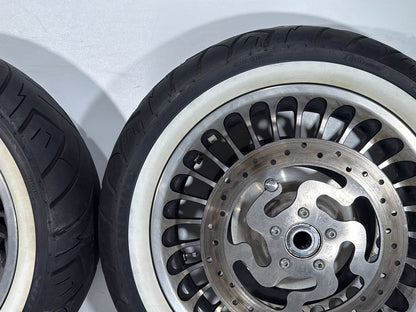 2013 Harley Electra Glide Touring Ultra FLHTCUI OEM Front & Rear Wheel Rim Tire