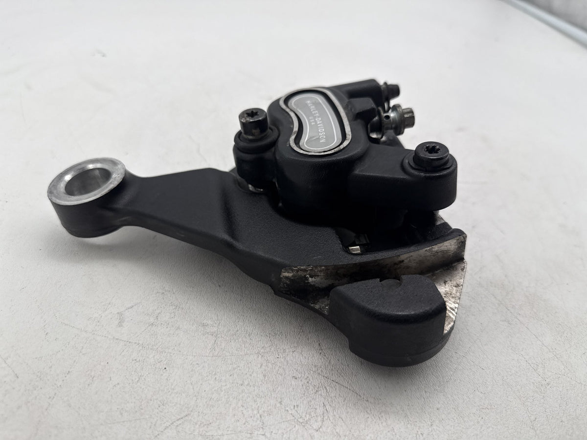 2014 Harley Softail Slim FLS OEM Rear Back Brake Caliper w/ Bracket 40908-08