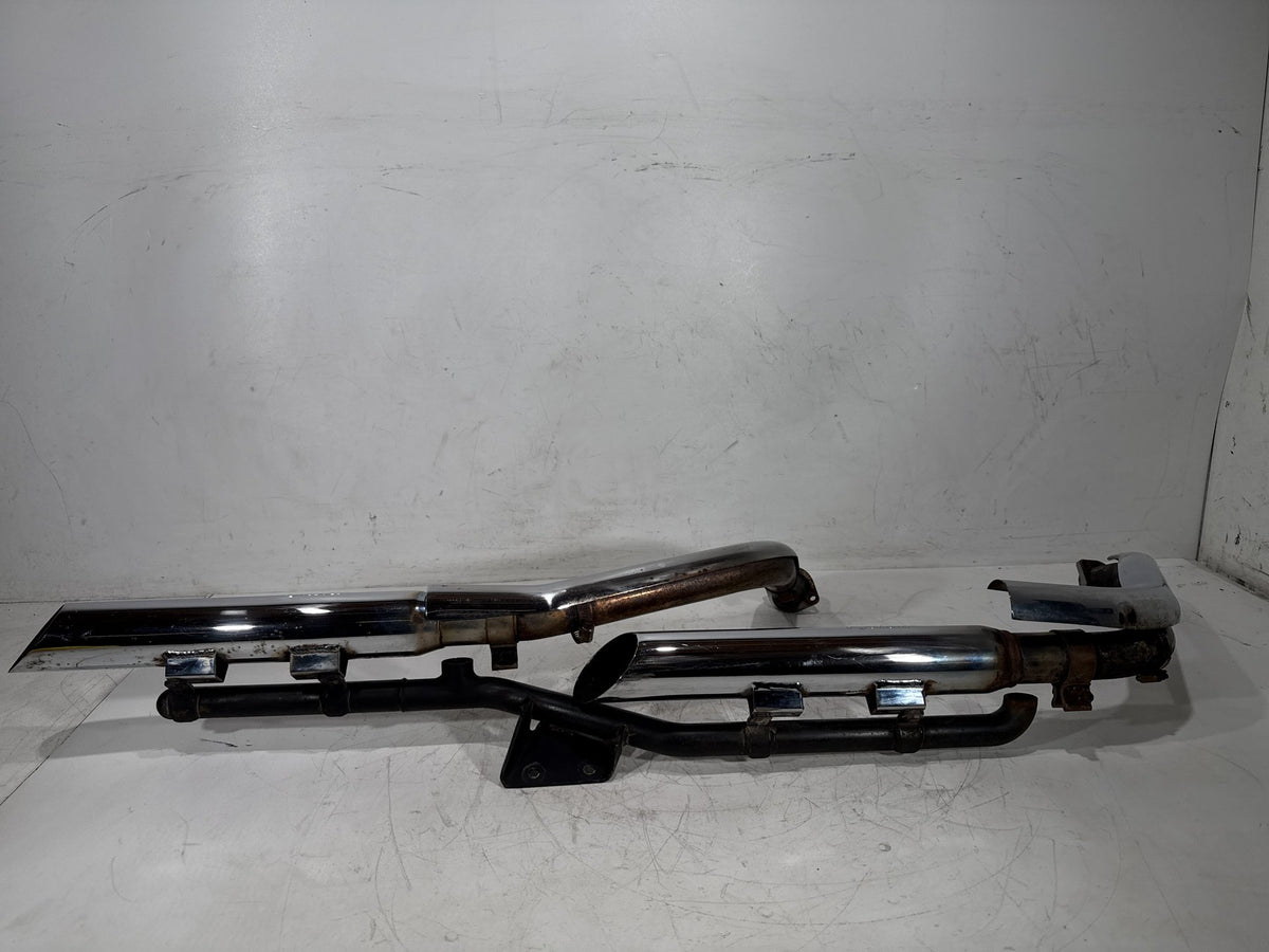 2002 Harley Heritage Softail Classic FLSTC Exhaust Header Pipes Muffler PYTHON