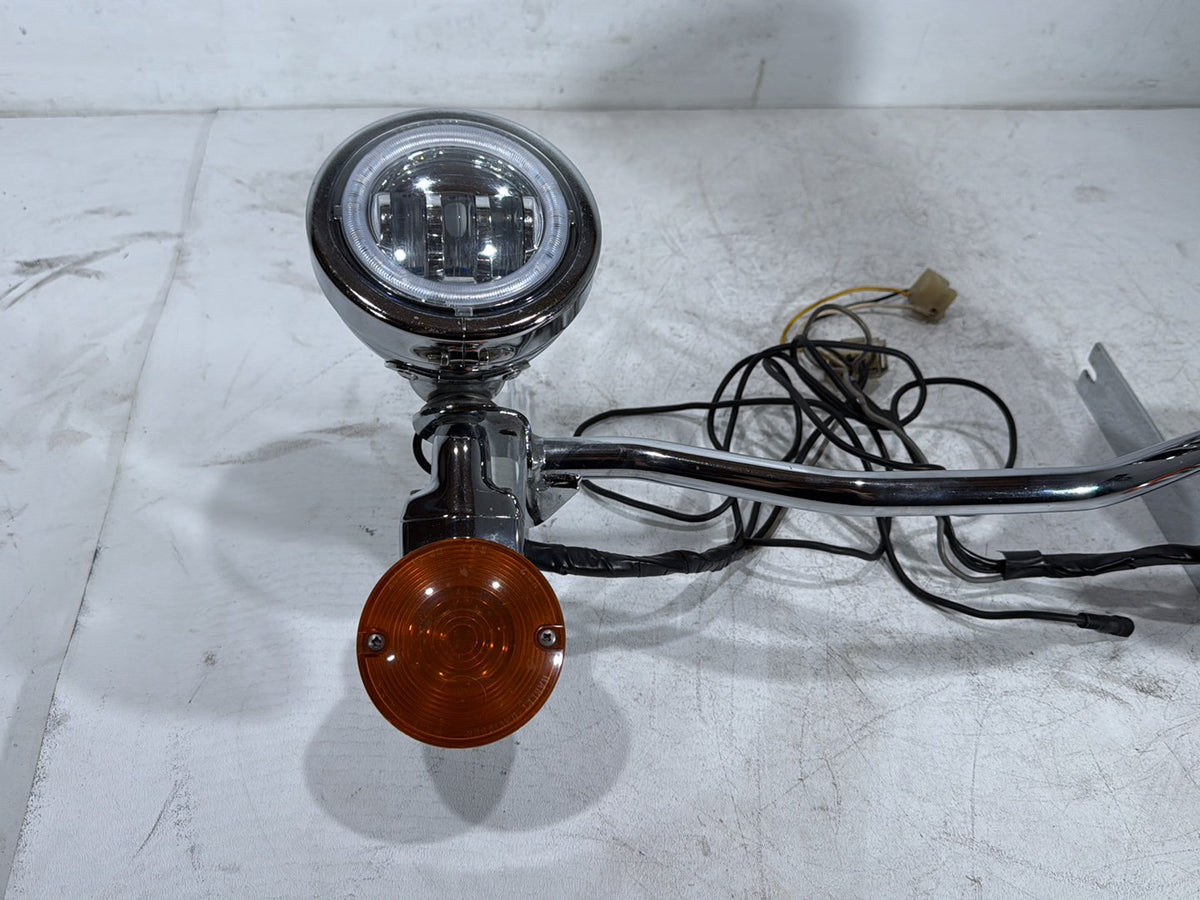 1992 Harley Electra Glide Touring OEM Front Turn Signal Indicators Aux Light Bar