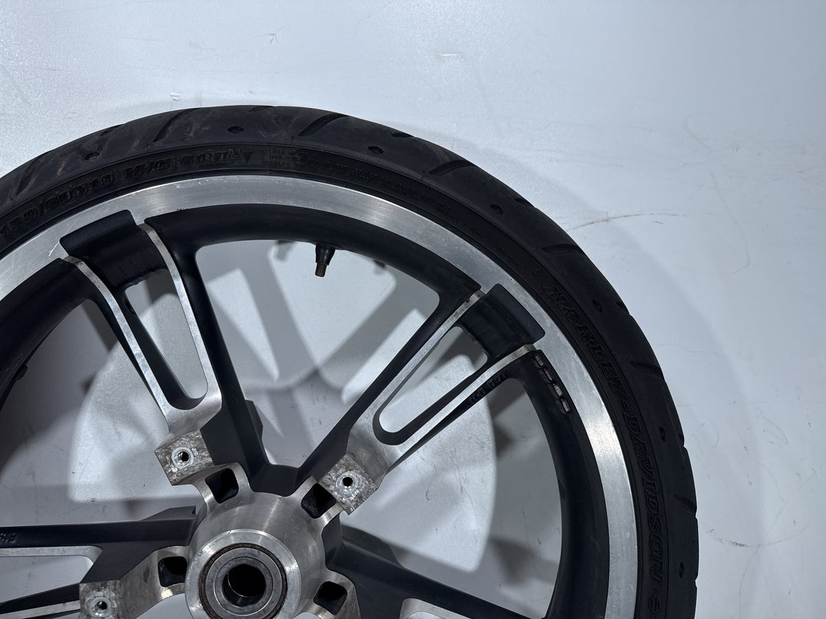 2013 Harley Street Glide Touring FLHX OEM Front Wheel Rim Tire 130/60B19