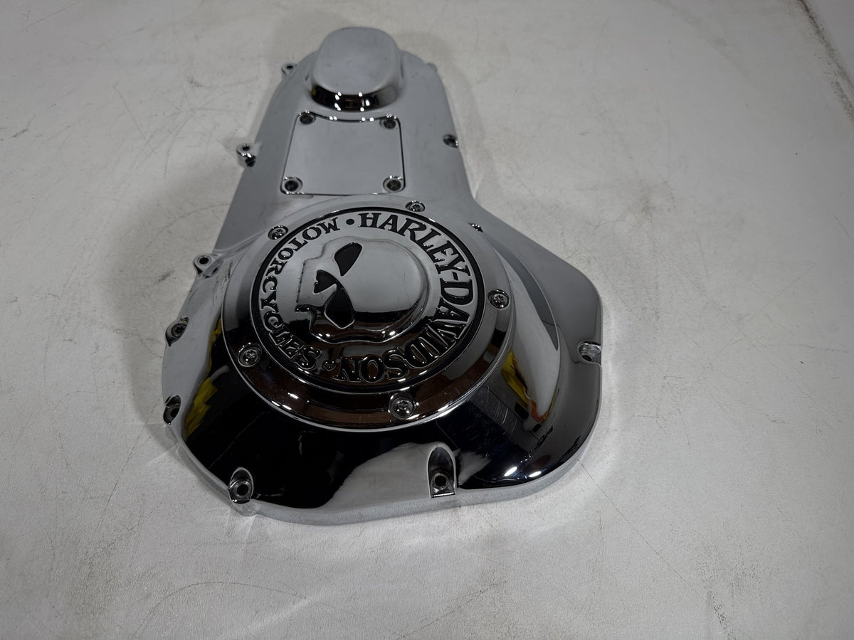 2001 Harley Electra Glide Touring Classic OEM Outer Primary Clutch Cover SKULL