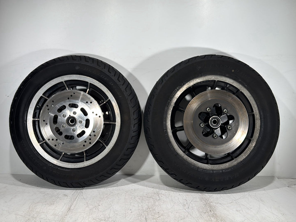 1998 Harley Touring Electra Glide Ultra OEM Front & Rear Wheel Rim Tire 16"