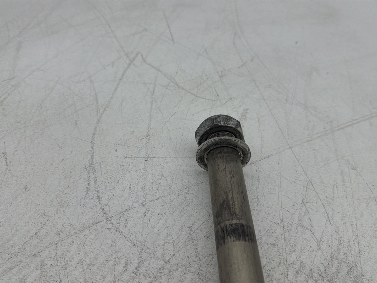 2011 Harley Heritage Softail Classic FLSTC OEM Rear Wheel Axle Bolt Shaft