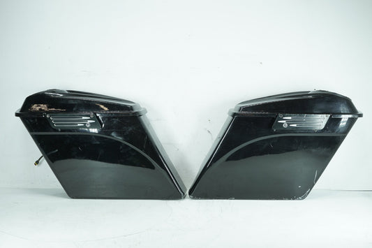 2008 - 2016 Harley-Davidson Touring Road Glide Left Right Saddlebags Luggage NOKey 90752-93