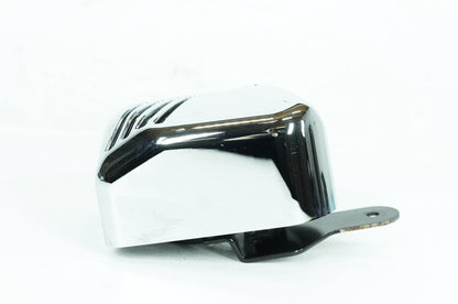 1984 - 1998 Harley-Davidson Touring Electra Glide Classic Horn Signal Klaxon Chrome Cover Ribbed