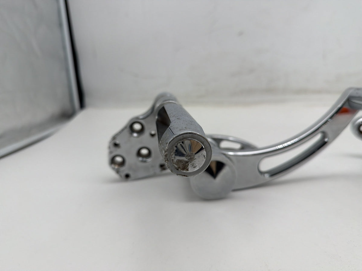 1994 Harley Softail Custom Left Right Foot Brake Control Pegs Kuryakyn Slotted