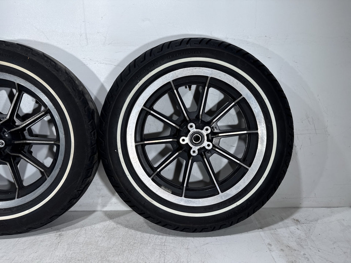 1995 Harley Electra Glide Touring FLHT Front & Rear Wheel Rim Tire MT90B16 16"