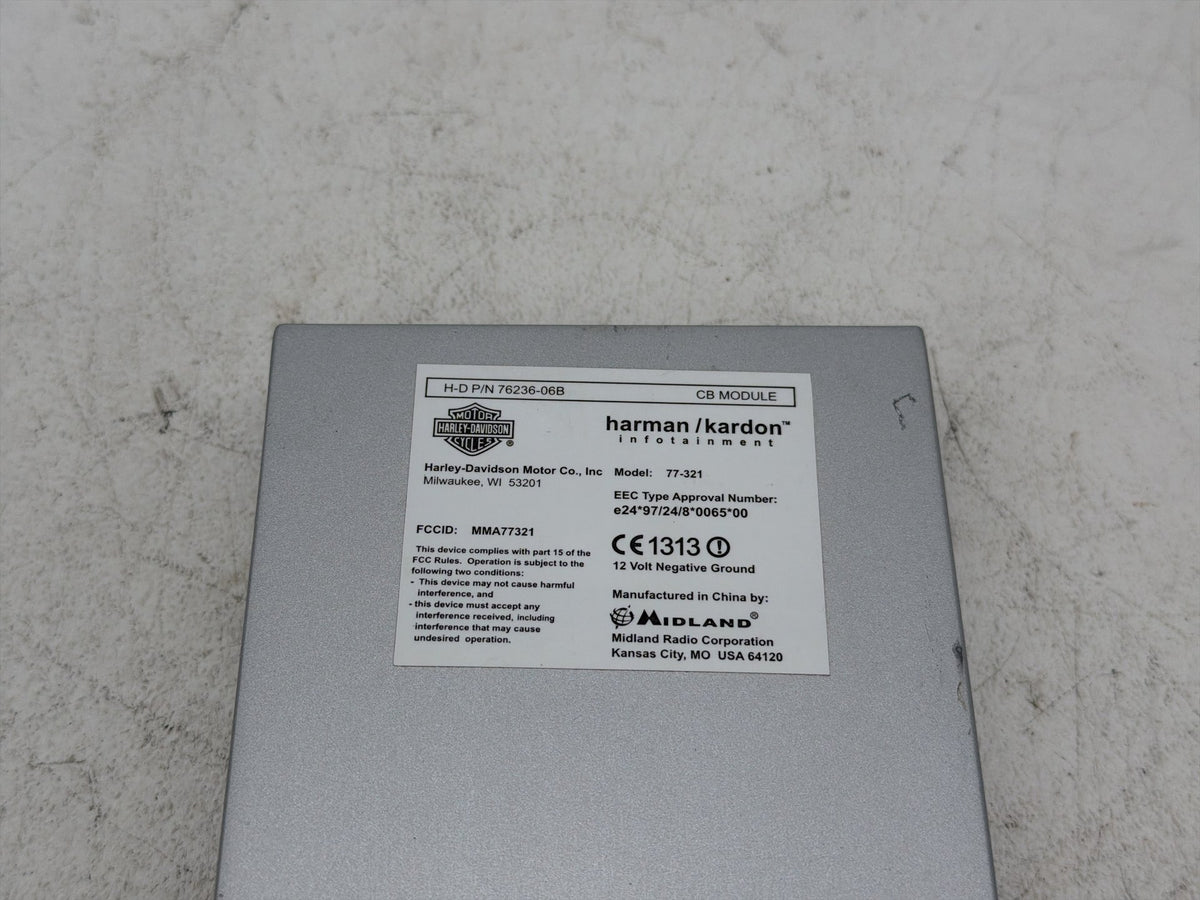 2007 Harley Electra Touring Eagle OEM CB Harman Kardon Radio Module 76236-06C