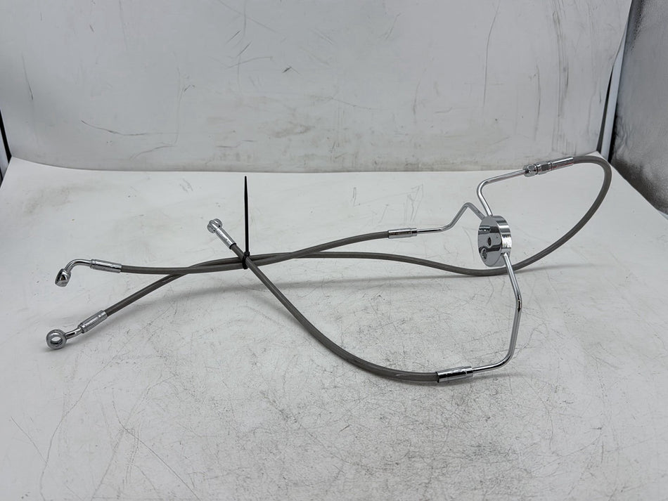 2007 Harley Road King Touring FLHR OEM Front Brake Hose Line Pipe