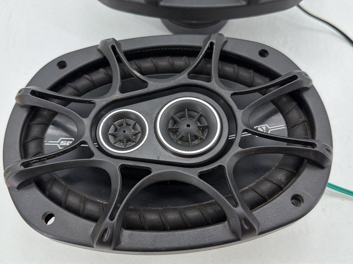 1997 Harley Road King Touring FLHR Left Right Sound Audio Speakers Kicker DSC693