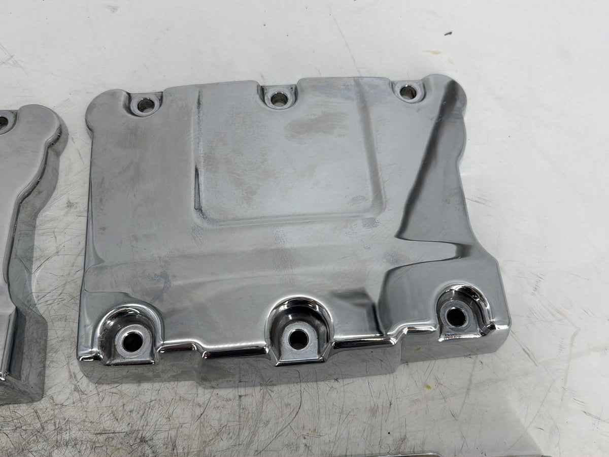 15 Harley Electra Glide Touring Ultra Low OEM Twin Cam Top Rocker Covers Chrome