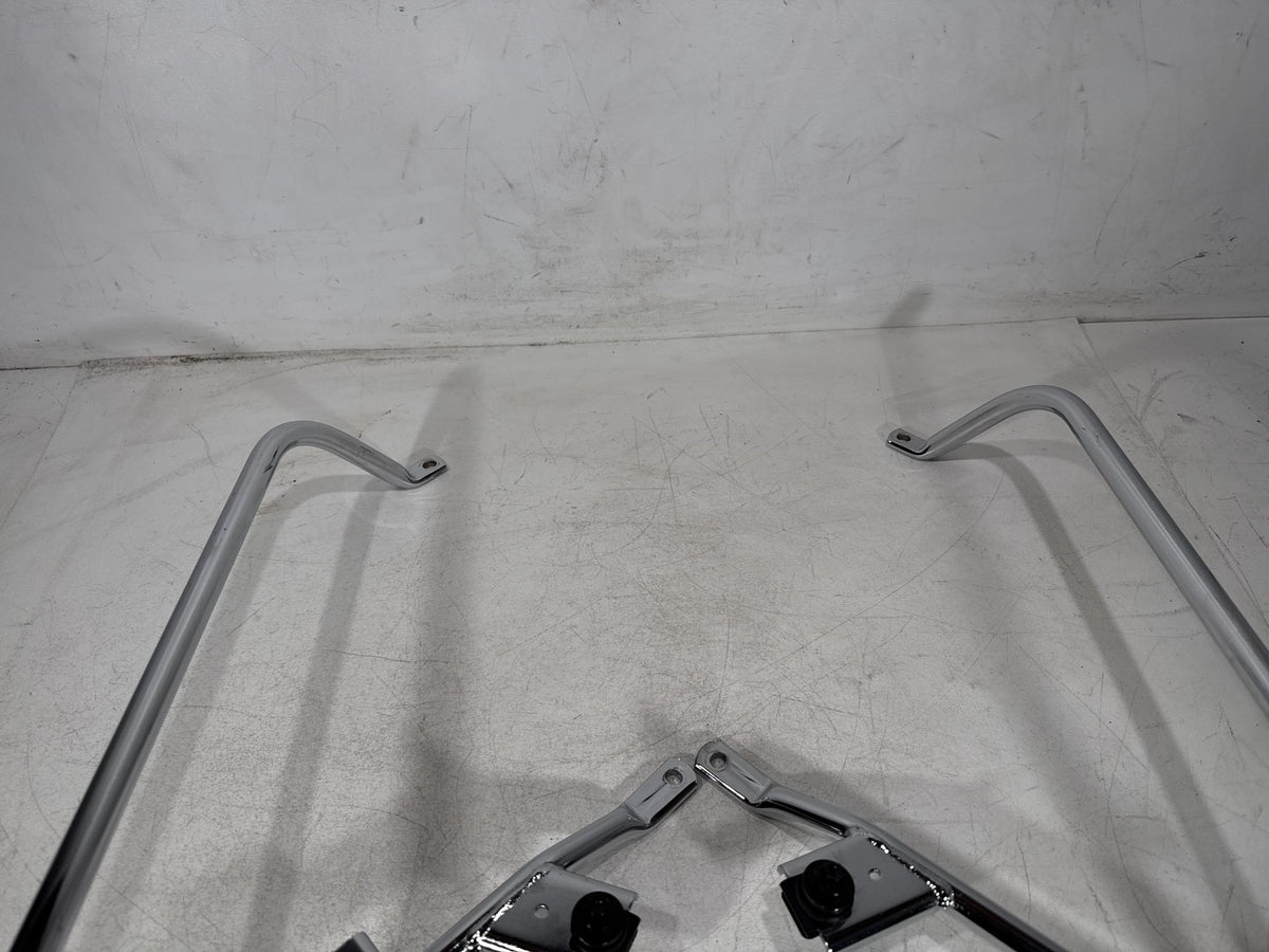 2012 Harley Street Glide Touring OEM Rear Left Right Saddlebag Guard Rails Bar