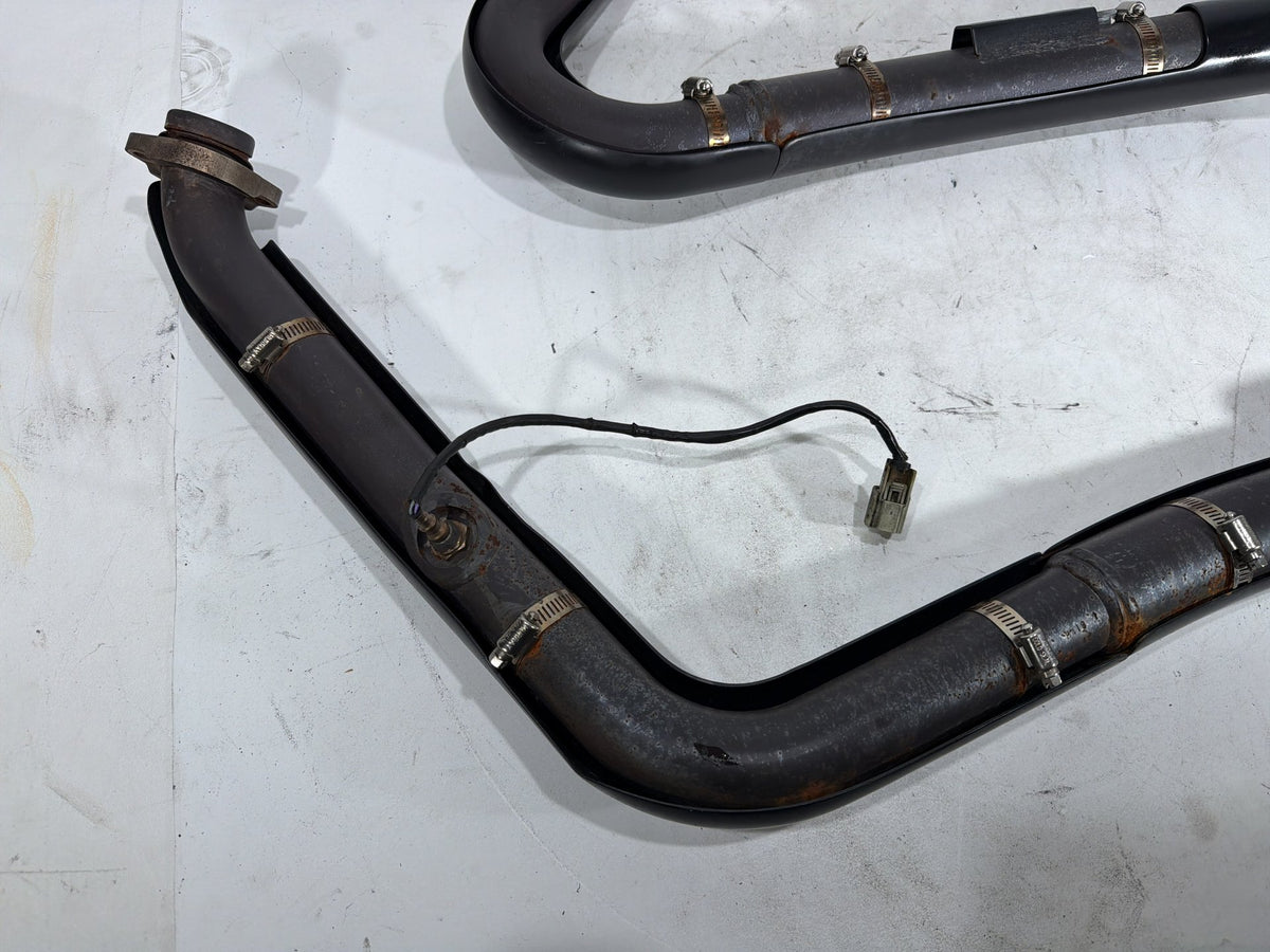 2012 Harley Dyna Fat Bob FXDF 103 OEM Exhaust Header Pipes Vance & Hines
