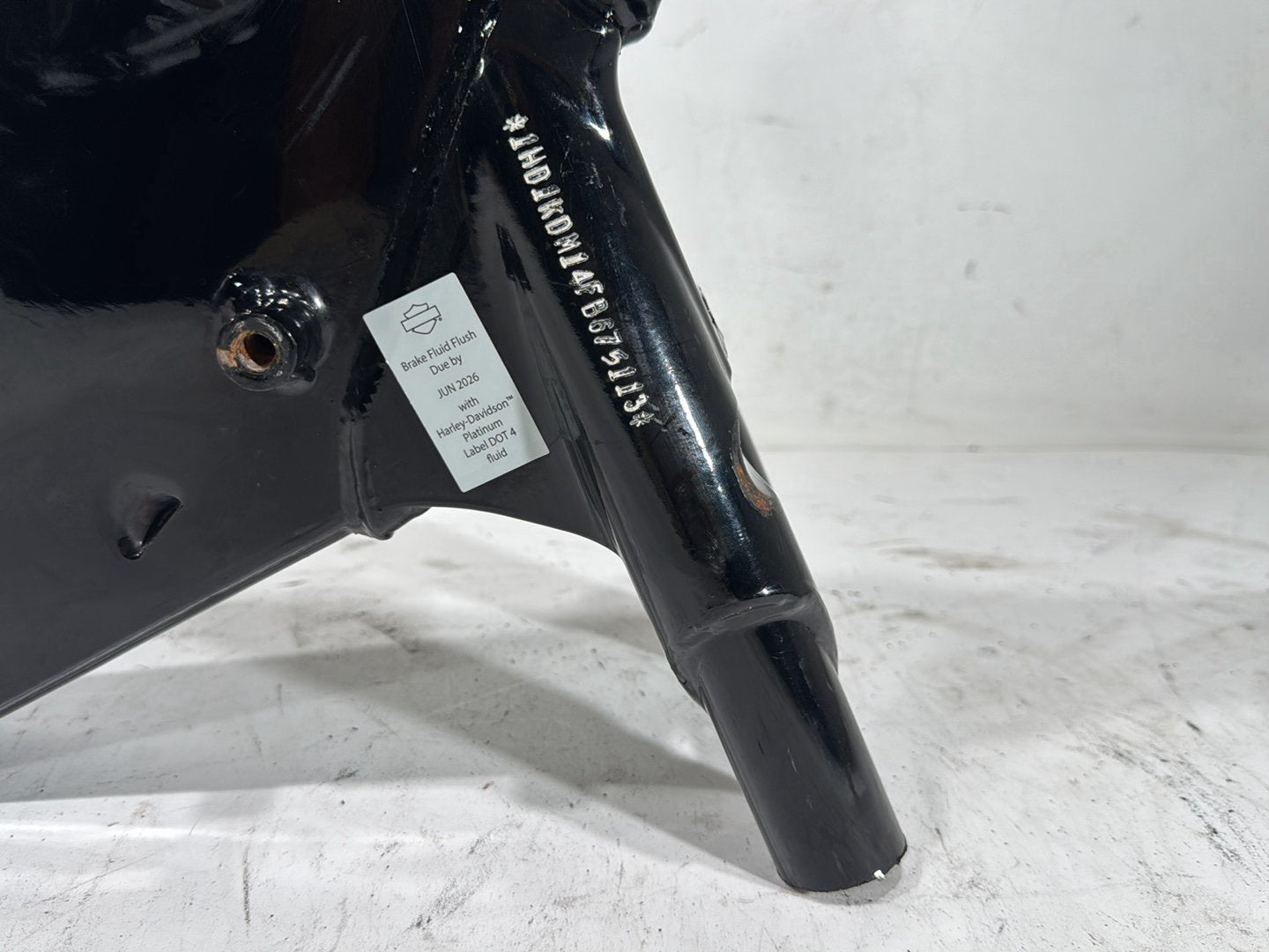 2015 Harley Electra Glide Touring Ultra Low OEM Upper Portion Main Frame Neck Cut Off SLVG