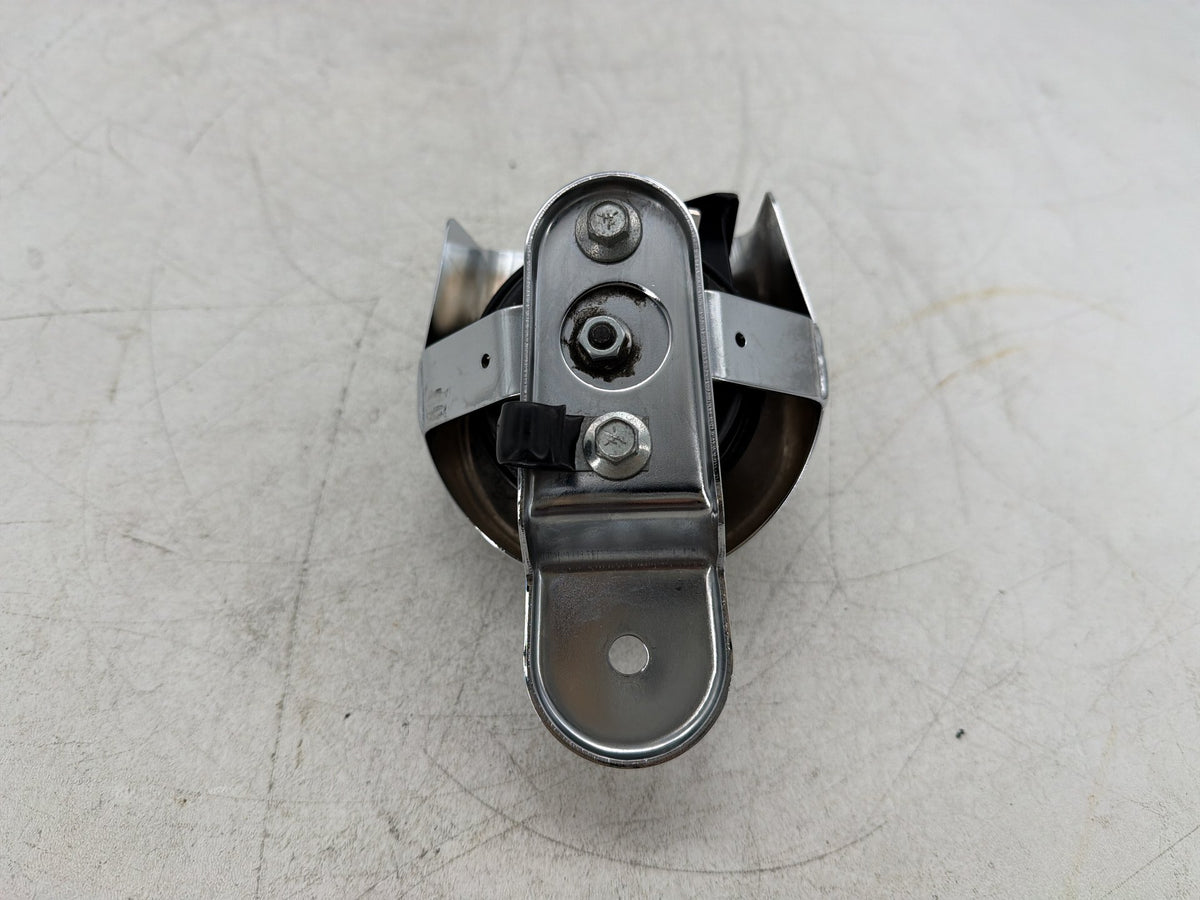 2009 Harley Electra Glide Touring CVO Eagle OEM Horn Signal Klaxon Chrome Cover