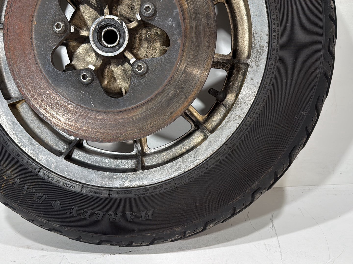 1995 Harley Touring FLHTCI Electra Glide Classic OEM Rear Wheel Rim Tire