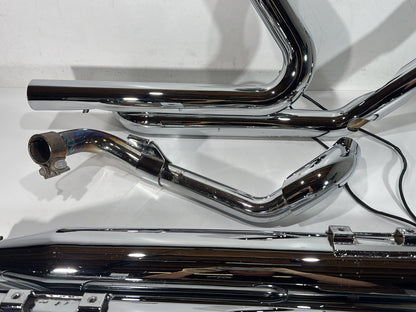 2014 Harley Electra Glide Touring CVO Screamin Eagle OEM Exhaust Header Pipes Muffler Vance & Hines