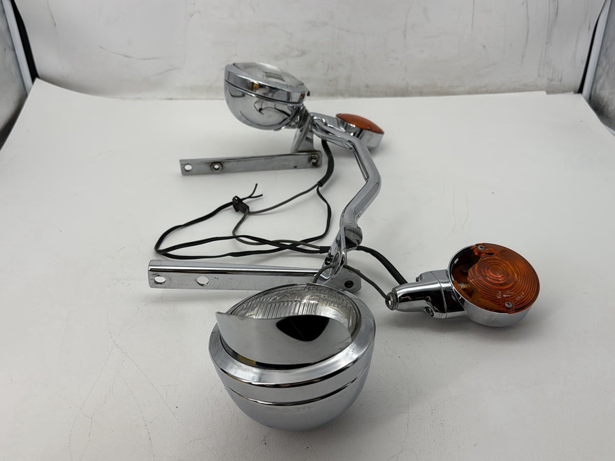 1991 Harley Heritage Softail Classic FLSTC Front Turn Signal Indicators Light Ba