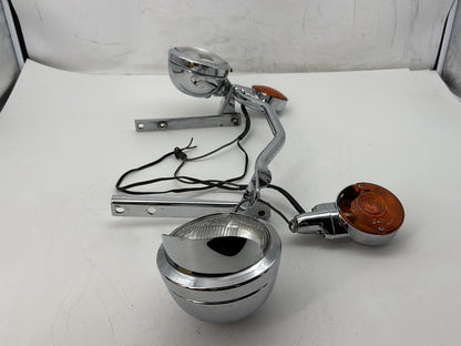 1991 Harley Heritage Softail Classic FLSTC OEM Front Turn Signal Indicators Aux Light Bar