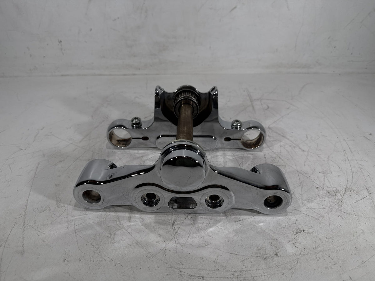 2003 Harley Softail Deuce FXSTDI OEM Front Fork Upper Lower Triple Tree