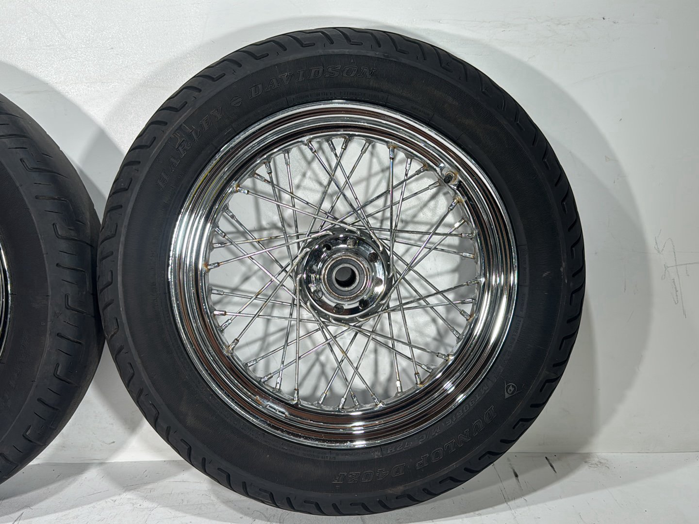 2013 Harley Heritage Softail Classic FLSTC OEM Front Rear Wheel Rim Tire Spoked