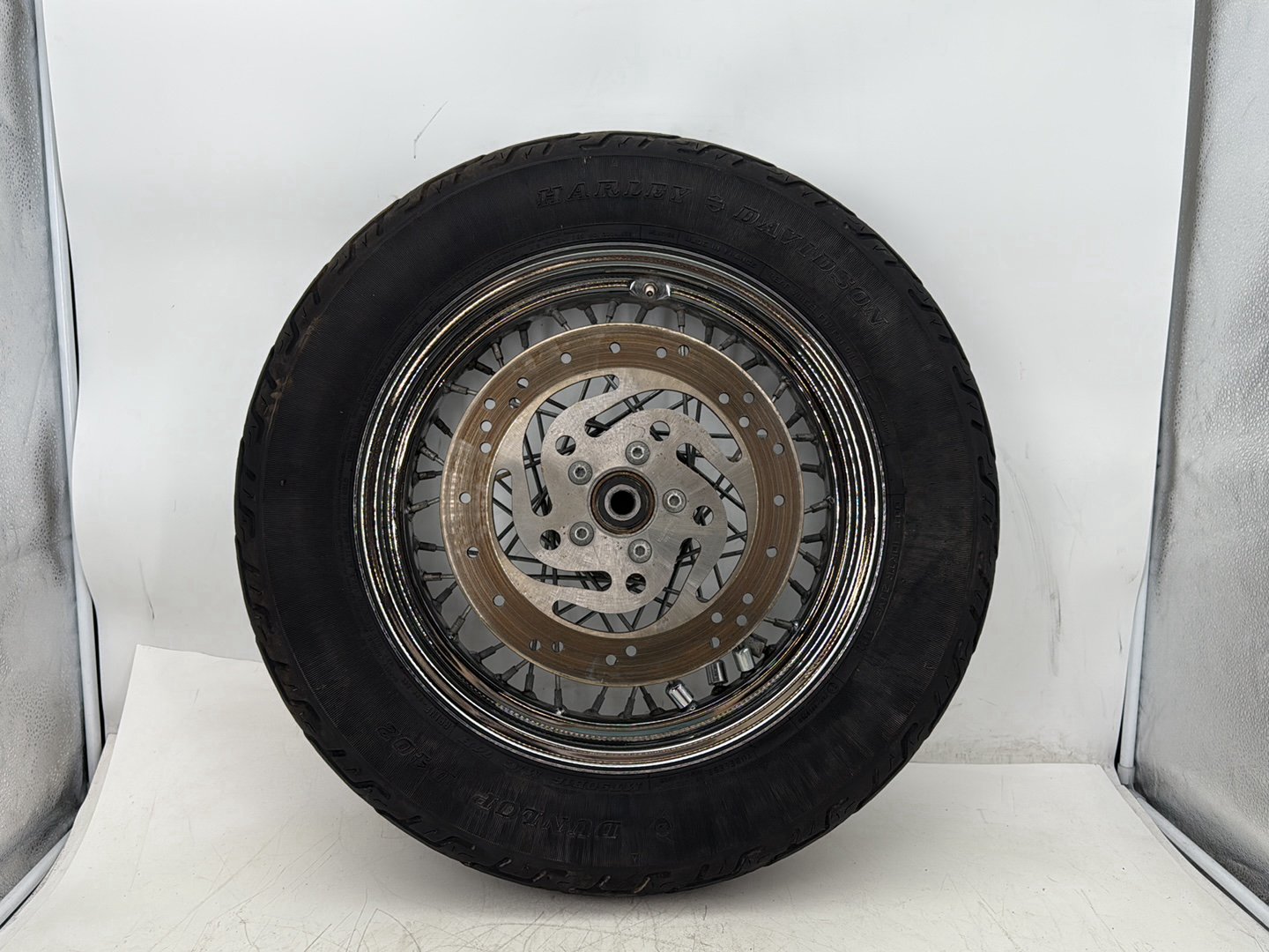 2000 Harley Softail FLSTC Heritage Classic OEM Rear Wheel Rim Tire Spoked
