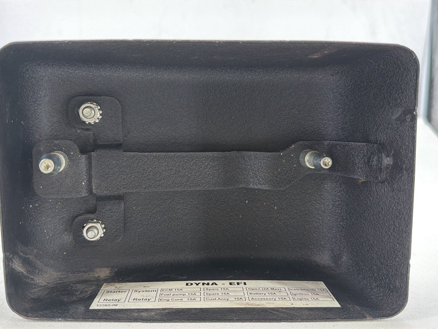 2009 Harley Dyna Street Bob FXDB OEM Electrical Panel Holder Bracket Carrier Caddy