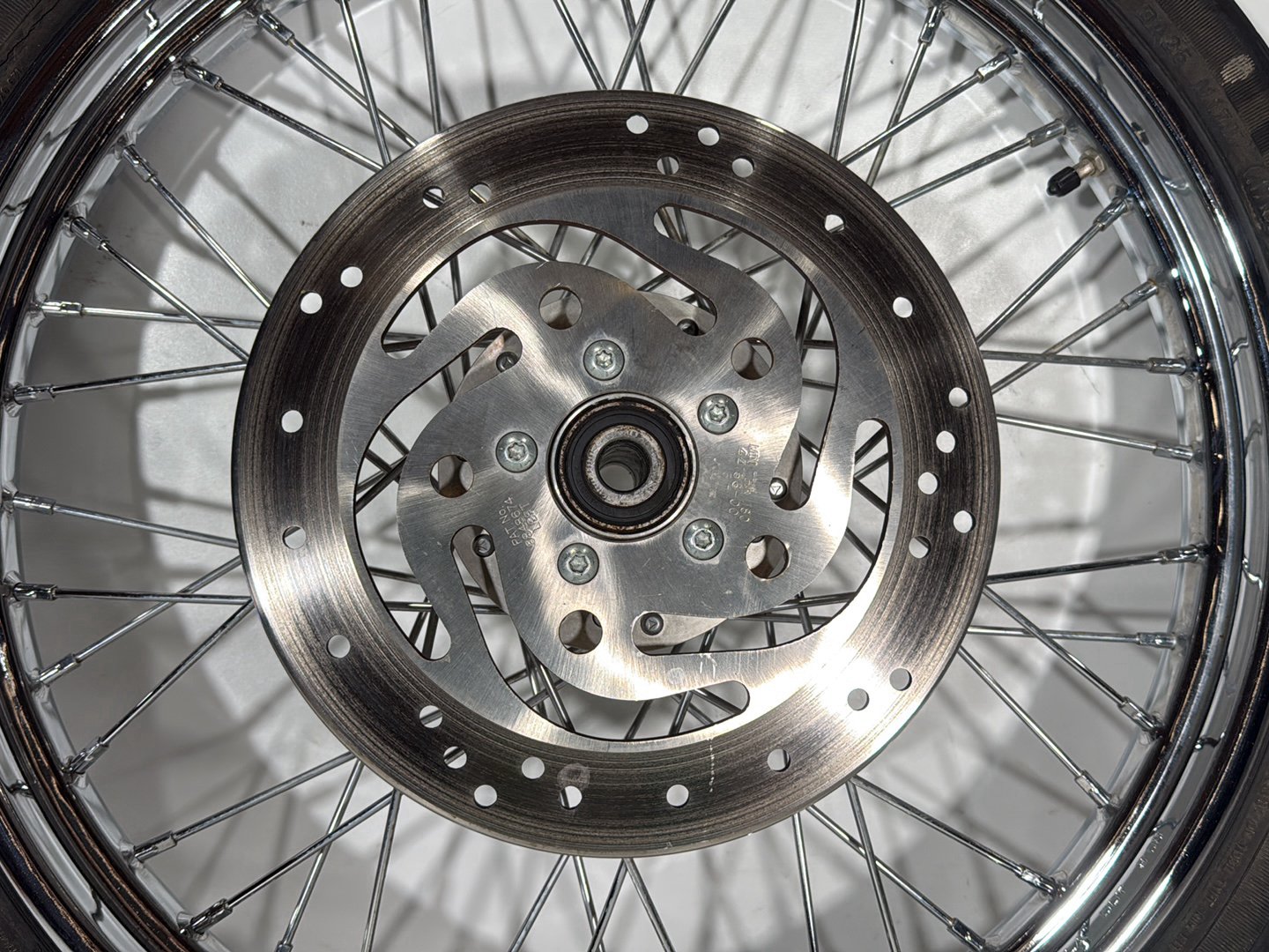 2004 - 2013 Harley-Davidson Sportster 1200 Custom Front Wheel Rim Tire Spoked 44610-05
