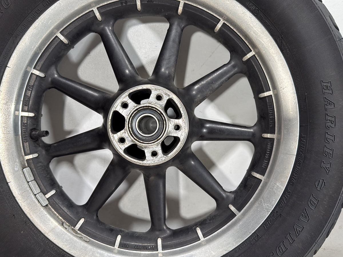 2007 Harley Touring FLHTP Electra Glide Police OEM Front Rear Wheel Rim Tire 16"