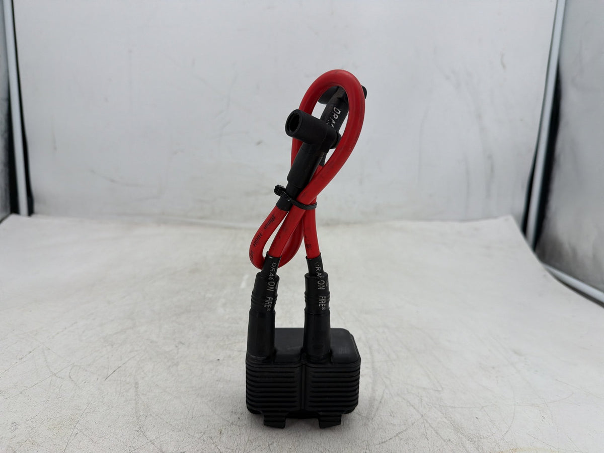 2001 Harley Fat Boy Softail FLSTF OEM Ignition Coil Spark Plugs Cable
