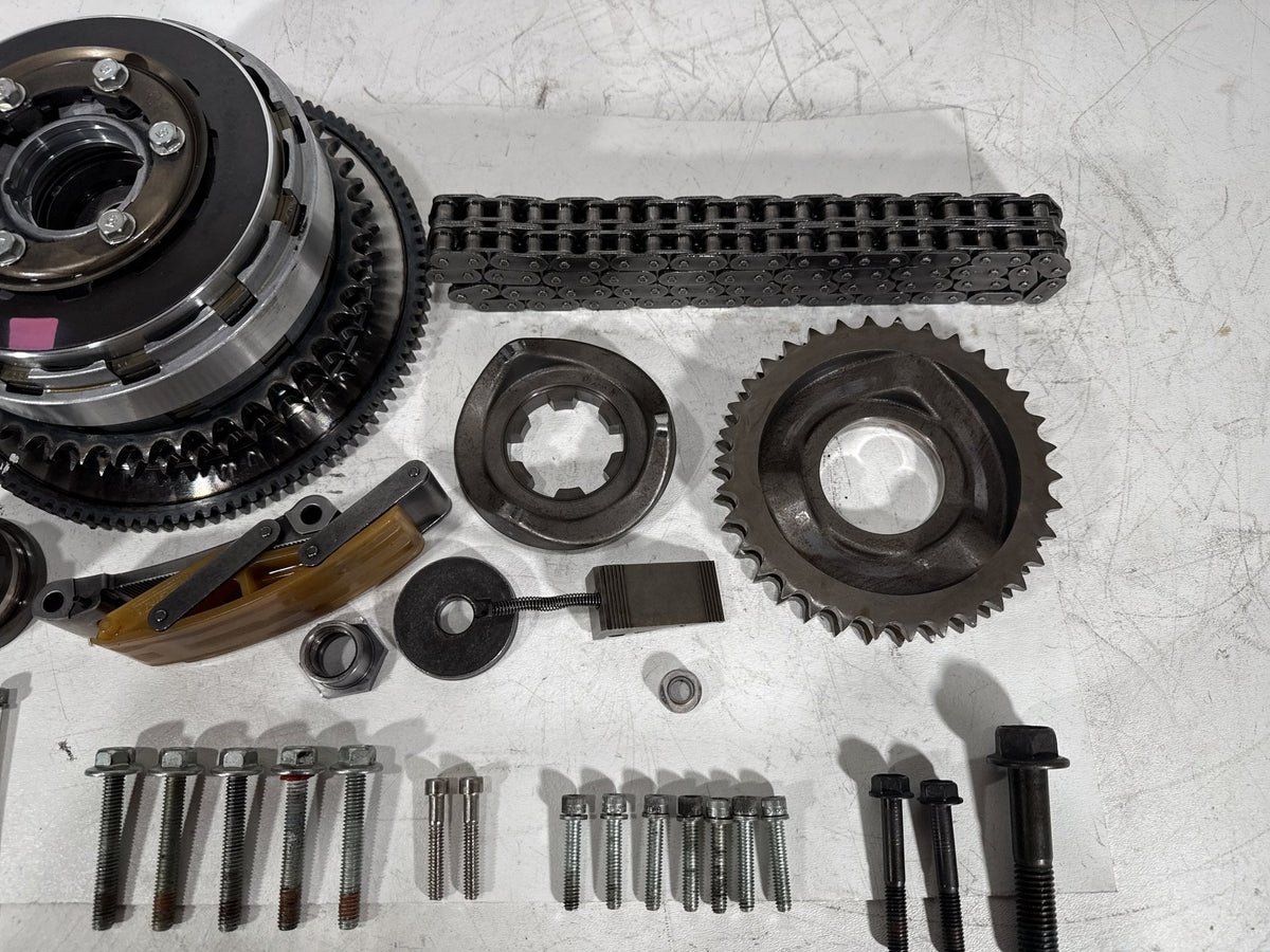 07 Harley Electra Glide Touring CVO Eagle OEM Clutch Basket Chain Tensioner Kit