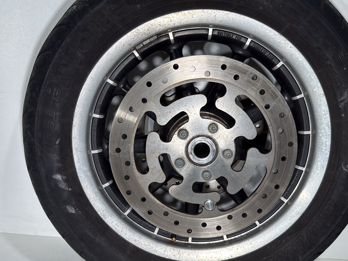 2008 Harley Touring FLHT Electra Glide OEM Front Wheel Rim Tire
