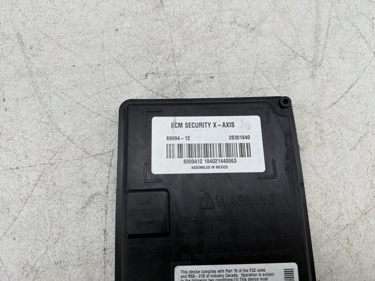 2012 Harley Dyna Fat Bob FXDF 103 OEM Body Control Module BCU BCM