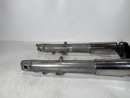 1999 - 2006 Harley-Davidson Touring Road King Police Front Triple Tree Set & LH RH Fork Legs Sliders 45446-87A